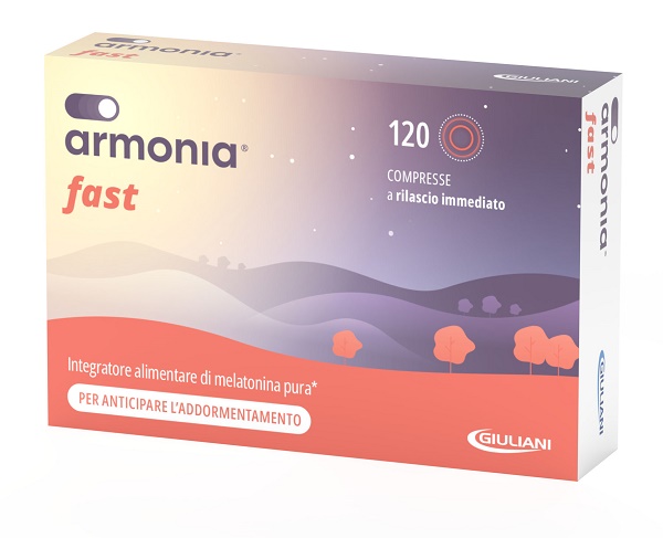 ARMONIA FAST 1 MG MELATONINA 120 COMPRESSE - Farmastop