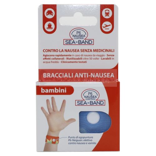 BRACCIALE ANTI NAUSEA PER BAMBINI P6 NAUSEA CONTROL 2 PEZZI - Farmastop