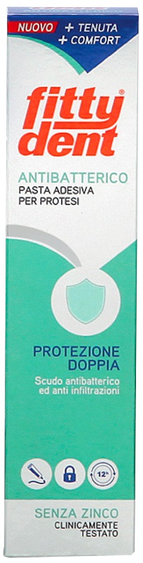 FITTYDENT ANTIBATTERICO PASTA ADESIVA DENTIERA NUOVA FORMULA40 G - Farmastop
