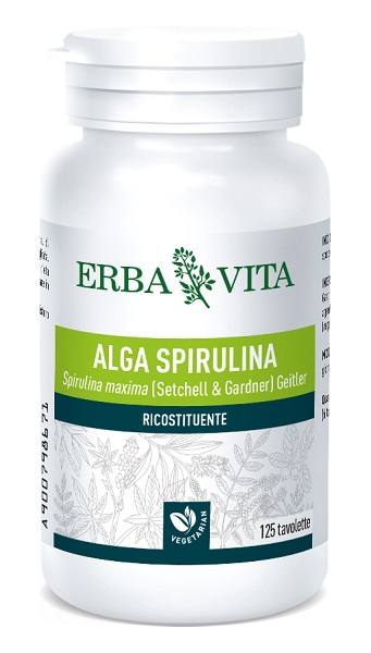ALGA SPIRULINA 125 TAVOLETTE 400 MG - Farmastop