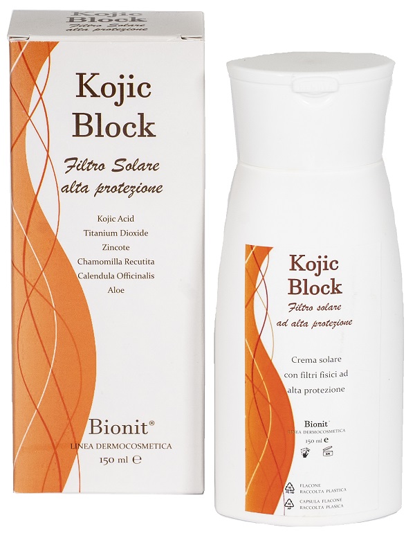 KOJIC BLOCK CREMA SOLARE 150 ML - Farmastop
