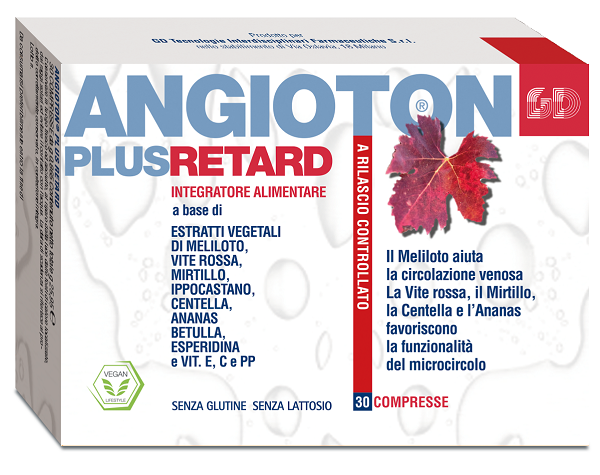 ANGIOTON PLUS RETARD 30 COMPRESSE - Farmastop
