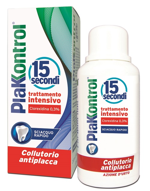 PLAKKONTROL 15 SECONDI COLLUTORIO 250 ML - Farmastop