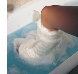 ACQUASTOP BRACCIO INTERO COPERTURA RIUTILIZZABILE PER LA PROTEZIONE, DURANTE LA DOCCIA O IL BAGNO, DEGLI ARTI CON GESSI E BENDAGGI - Farmastop