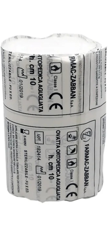 BENDA OVATTA AGUGLIATA 10X400 CM 1 PEZZO - Farmastop