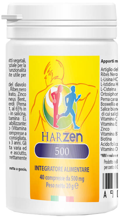 HARZEN 500 40 COMPRESSE - Farmastop