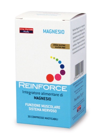 REINFORCE MAGNESIO 30 COMPRESSE MASTICABILI - Farmastop