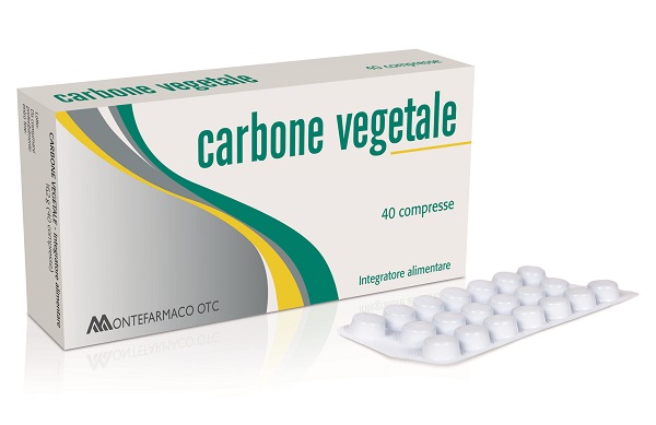 CARBONE VEGETALE 40 COMPRESSE - Farmastop