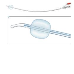 CATETERE FOLEY IN SILICONE PER ADULTI BRILLANT PLUS 2 VIE SENZA SCANALATURE CH20 LUNGHEZZA 41 CM PALLONCINO 10 ML PUNTA CILINDRICA 2 FORI 1 PEZZO - Farmastop