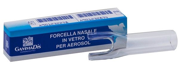 FORCELLA IN VETRO MODELLO DA ADULTO RICAMBIO PER AEROSOL - Farmastop