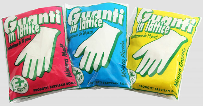 GUANTO IN LATTICE MISURA PICCOLA 20 PEZZI - Farmastop