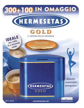HERMESETAS GOLD 300+100 COMPRESSE 20 G - Farmastop