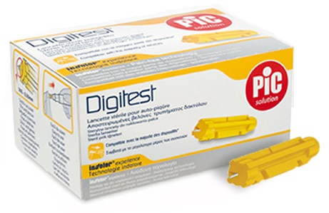 LANCETTE PUNGIDITO PIC DIGITEST GAUGE 28 200 PEZZI - Farmastop