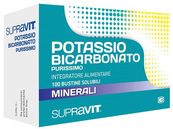 SUPRAVIT POTASSIO BICARBONATO PURISSIMO 100 BUSTINE - Farmastop