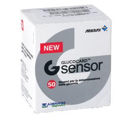 STRISCE MISURAZIONE GLICEMIA GLUCOCARD G SENSOR 50 PEZZI - Farmastop