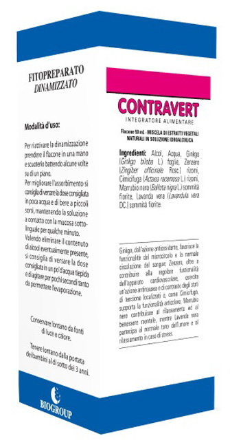 CONTRAVERT 50 ML SOLUZIONE IDROALCOLICA - Farmastop