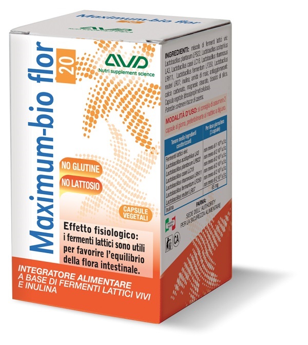 MAXIMUM BIO FLOR 20 40 CAPSULE - Farmastop