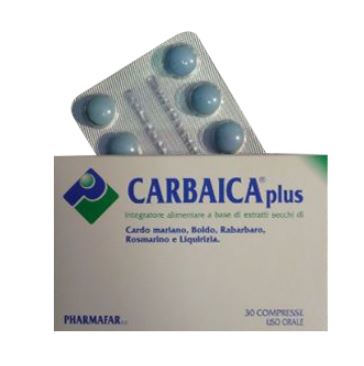 CARBAICA PLUS 30 COMPRESSE - Farmastop