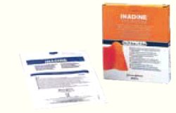 MEDICAZIONE NON ADERENTE ALLO IODIO-POVIDONE INADINE MISURA 9,5X9,5 10 PEZZI - Farmastop