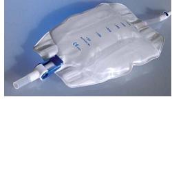 SACCA RACCOGLI URINA DA GAMBA PER INCONTINENZA IN PVC 750 ML TUBO RACCORDO DIRITTO 10 CM+RUBINETTO SCARICO+VALVOLA ANTIREFLUSSO+2 FASCE A BOTTONI 30 PEZZI - Farmastop