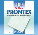 GARZA IN TESSUTO NON TESSUTO PRONTEX SOFT 10X10CM 100 PEZZI - Farmastop