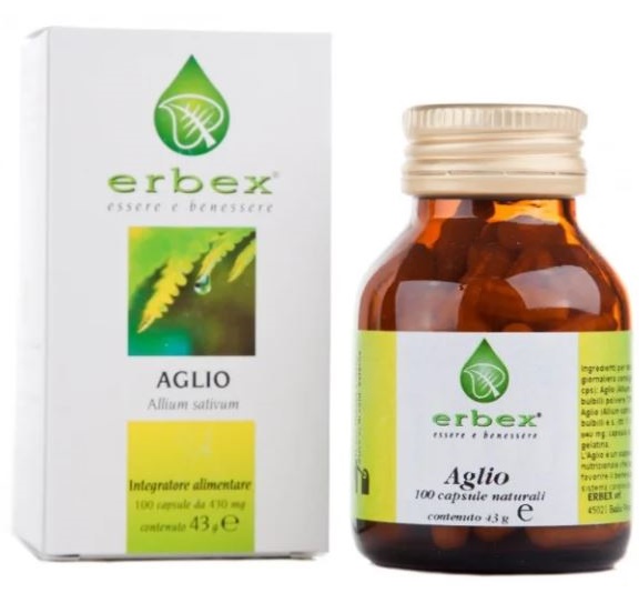 AGLIO 100 CAPSULE 430 MG - Farmastop