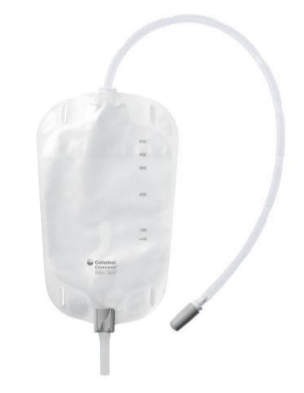 SACCA DA GAMBA CONVEEN SECURITY+ RIUTILIZZABILE 500 ML TUBO DA 50 CM 8 PEZZI - Farmastop