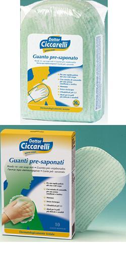 CICCARELLI GUANTO PRESAPONATO 10 PEZZI - Farmastop
