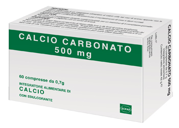 CALCIO CARBONATO 60 COMPRESSE - Farmastop