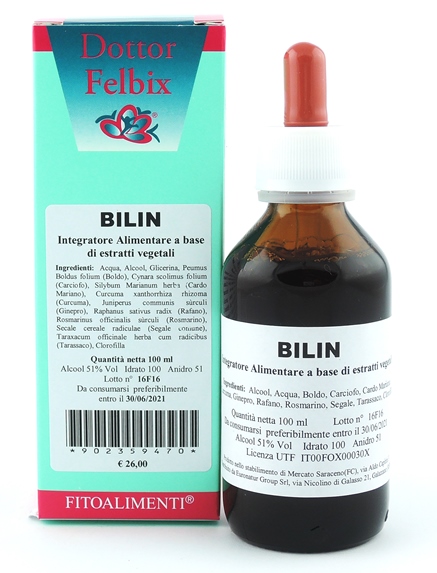 BILIN GOCCE 100 ML - Farmastop