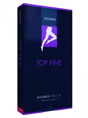 SIGVARIS 701 CCL1 TFQ COLLANT TOP FINE CORTO PUNTA CHIUSA CRISPA L PLUS - Farmastop