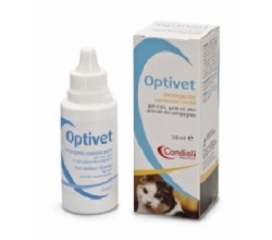 OPTIVET DETERGENTE PER OCCHI PER CANI E GATTI FLACONE 50 ML - Farmastop