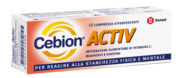 CEBION ACTIV 12 COMPRESSE EFFERVESCENTI - Farmastop