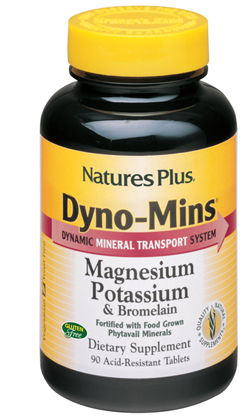 DYNO MINS MAGNESIO/POTASSIO BROMELAINA 90 TAVOLETTE - Farmastop