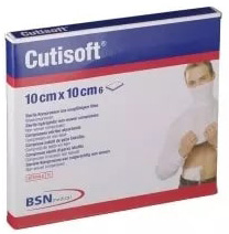 GARZA IDROFILA COMPRESSA CUTISOFT TESSUTO NON TESSUTO 10X10 CM 6 PEZZI - Farmastop