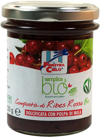 COMPOSTA DI RIBES ROSSO 220 G - Farmastop