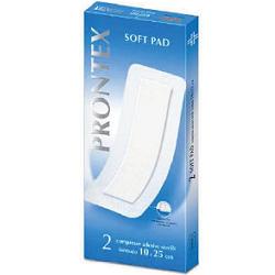 GARZA COMPRESSA PRONTEX SOFT PAD 10X25 CM 2 PEZZI - Farmastop