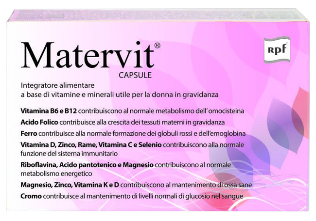 MATERVIT 30 CAPSULE - Farmastop