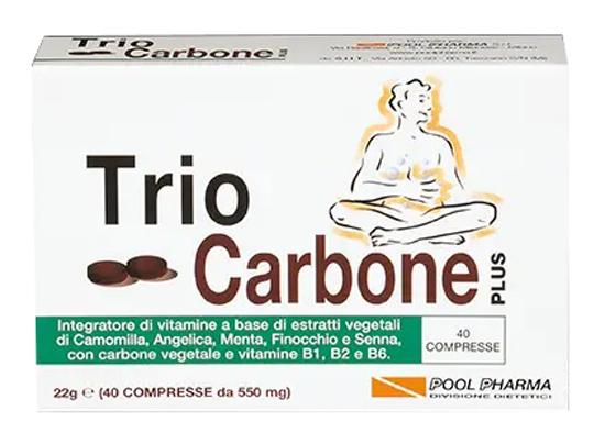 TRIOCARBONE PLUS 40 COMPRESSE - Farmastop