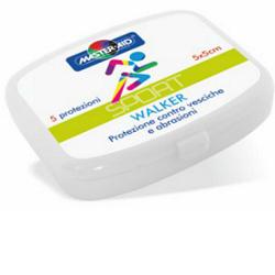 PROTEZIONE TALLONE VESCICHE E ABRASIONI MASTER-AID SPORT WALKER 5X5 5 PEZZI - Farmastop