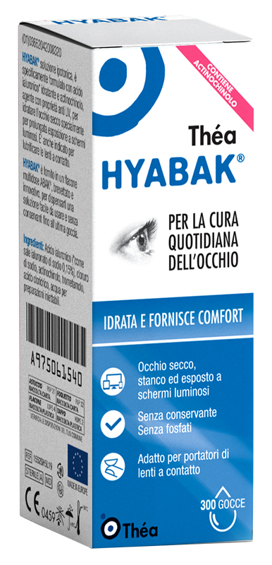 HYABAK SOLUZIONE OFTALMICA 10 ML - Farmastop