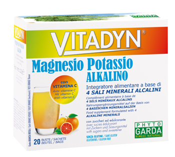 VITADYN MAGNESIO POTASSIO ALKALINO 20 BUSTINE - Farmastop