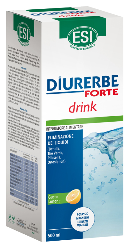 ESI DIURERBE FORTE DRINK LIMONE 500 ML - Farmastop