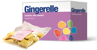 GINGERELLE CRAKERS ZENZERO 150 G - Farmastop