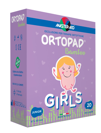 CEROTTO OCULARE PER ORTOTTICA ORTOPAD GIRLS JUNIOR 5X6,7 20 PEZZI - Farmastop
