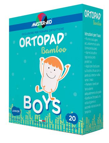 CEROTTO OCULARE PER ORTOTTICA ORTOPAD BOYS 5X6,7 CM 20 PEZZI - Farmastop