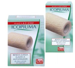 ICOPIUMA BENDA GARZA ELASTICA AUTOFISSANTE CM8X4MT - Farmastop