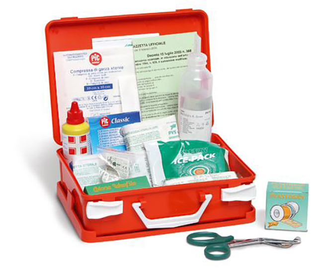PACCHETTO DI MEDICAZIONE REINTEGRO DEL PACCO BASE COMPLETO ALLEGATO 2 DM 388 DEL 15/07/2003 - Farmastop