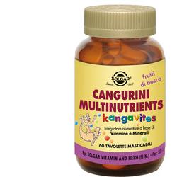 CANGURINI MULTINUTRIENTS FRUTTI BOSCO 60 COMPRESSE - Farmastop