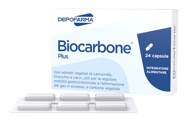 BIOCARBONE PLUS 24 CAPSULE - Farmastop